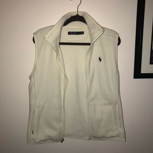Polo Ralph Lauren Fleece White Vest
